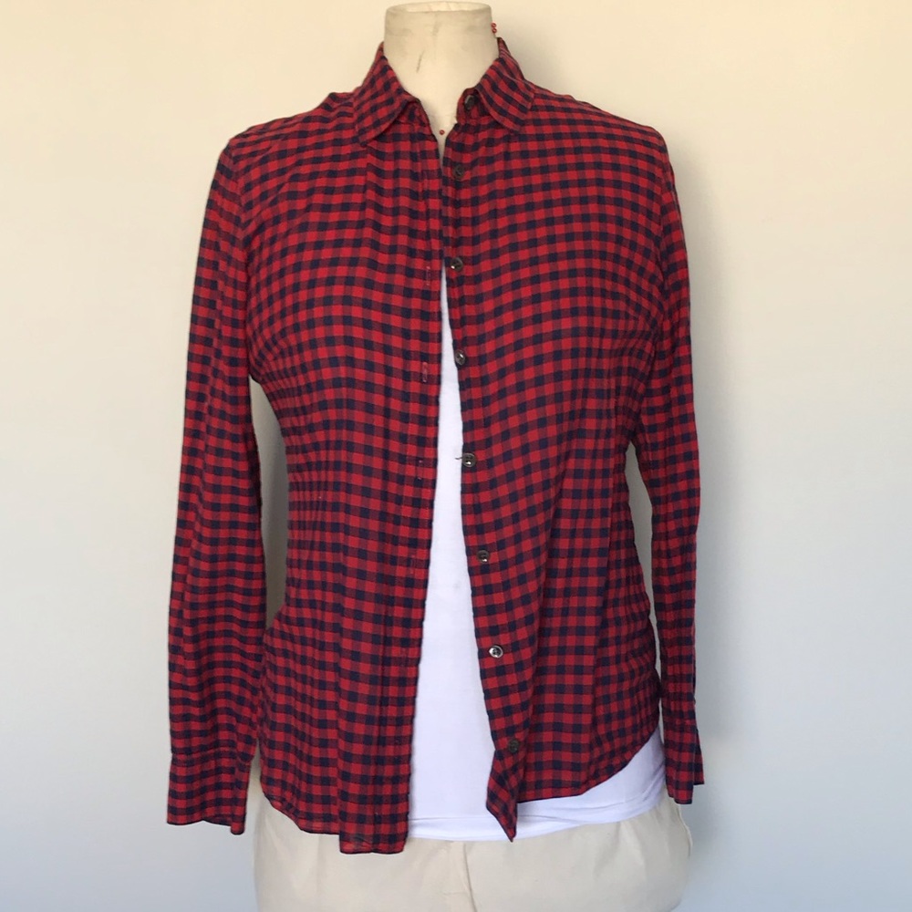 Jcrew plaid button up